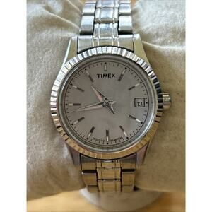 Timex Silver Tone Gray Dial Women’s Quartz Watch